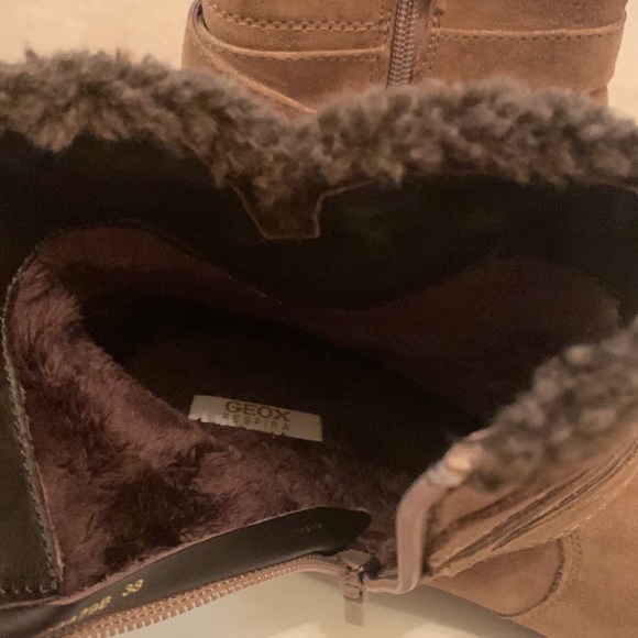 GEOX , Suede size 8 boots  Taupe , Amelia - Picture 4 of 8